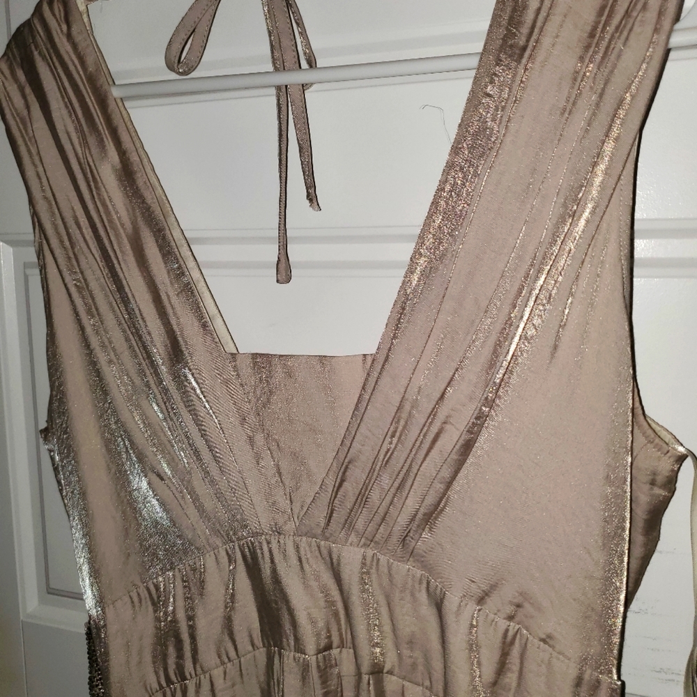 Vintage dress with hand beading